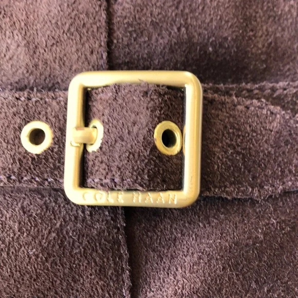 {Waterproof} Cole Haan Indiana Suede Booties - Picture 7 of 11